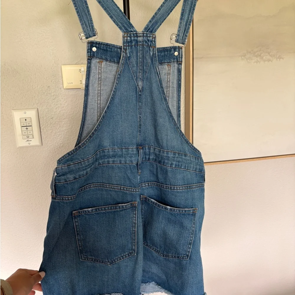 Madewell Light Blue Denim Overalls Shortalls - Picture 5 of 5